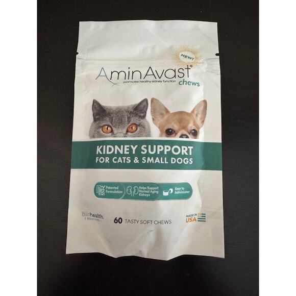 AminAvast Other - AminAvast Kidney Support for Small Cats & Dogs- Healthy Kidney Support Chews